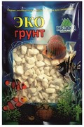 Фото ЭКОГРУНТ грунт для аквариума Мраморная крошка белая 5-10мм 7кг